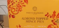 Almond topped mince pies