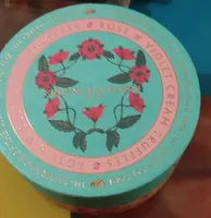 Rose & violet cream truffles