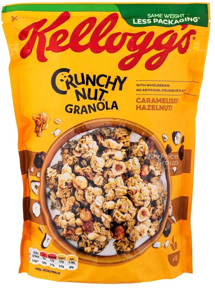 Kelloggs crunchy nut granola fruit and nut