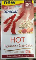 Spécial K Hot 3 céréales Fruits rouges