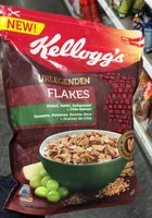 Urlegenden Flakes épeautre, pommes, raisins secs et graines de chia