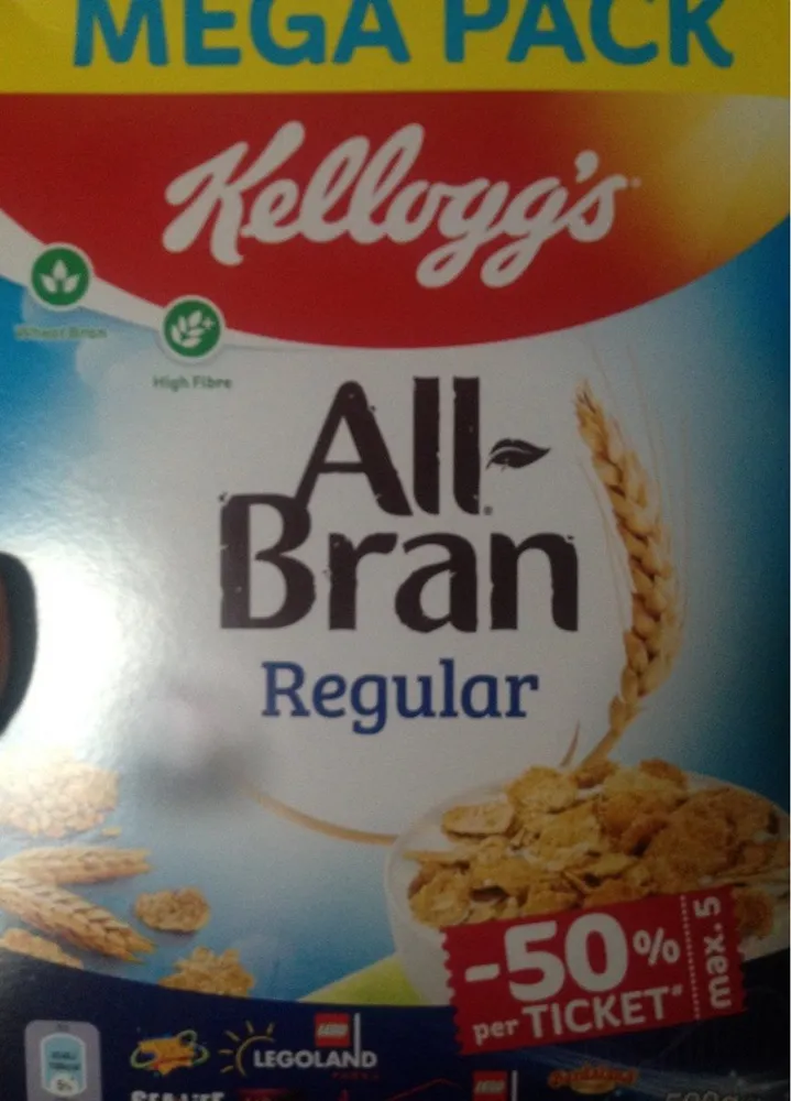 Kelloggs All Bran Regular 500G Kelloggs