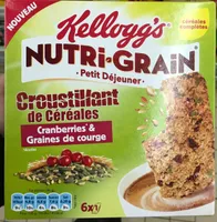 Nutri-Grain Croustillant de Céréales Cranberries & Graines de courge