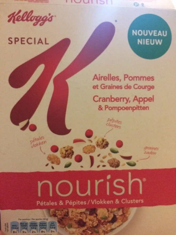 Nourish Pétales & pépites - airelles, pommes et graines de courge