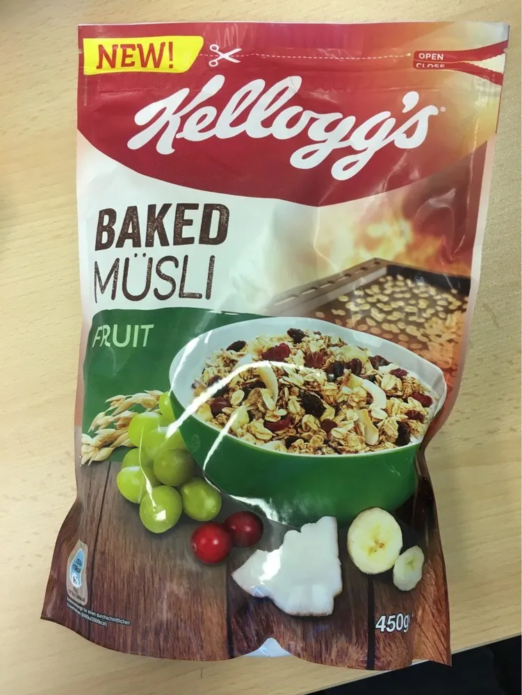 Baked Müsli, Fruit