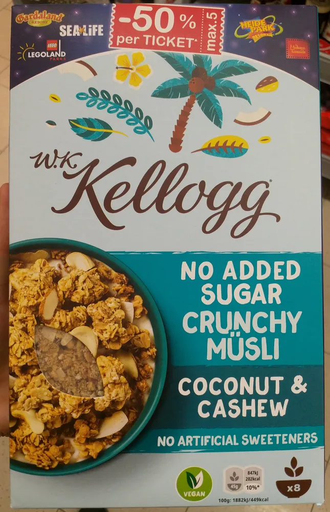 Crunchy Müsli Coconut & Cashew