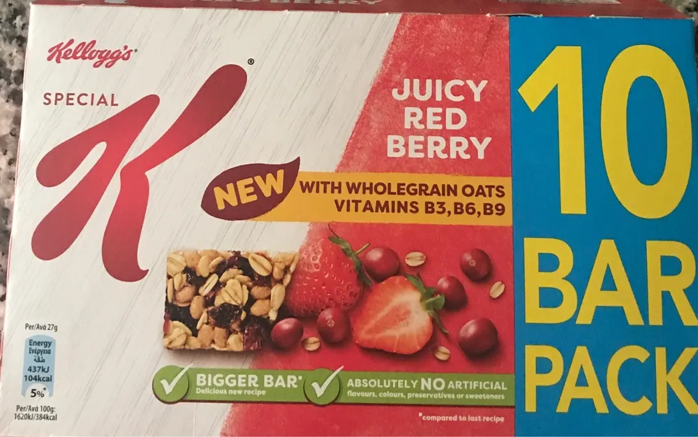 Special K juicy red berry