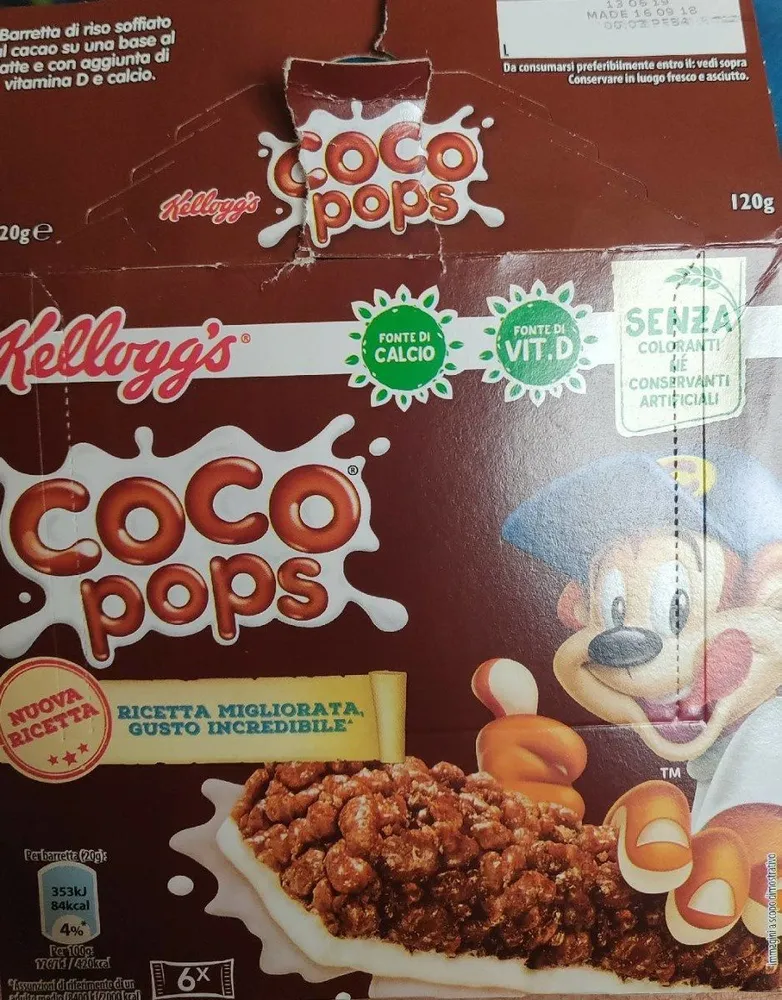 Barres céréales Coco Pops