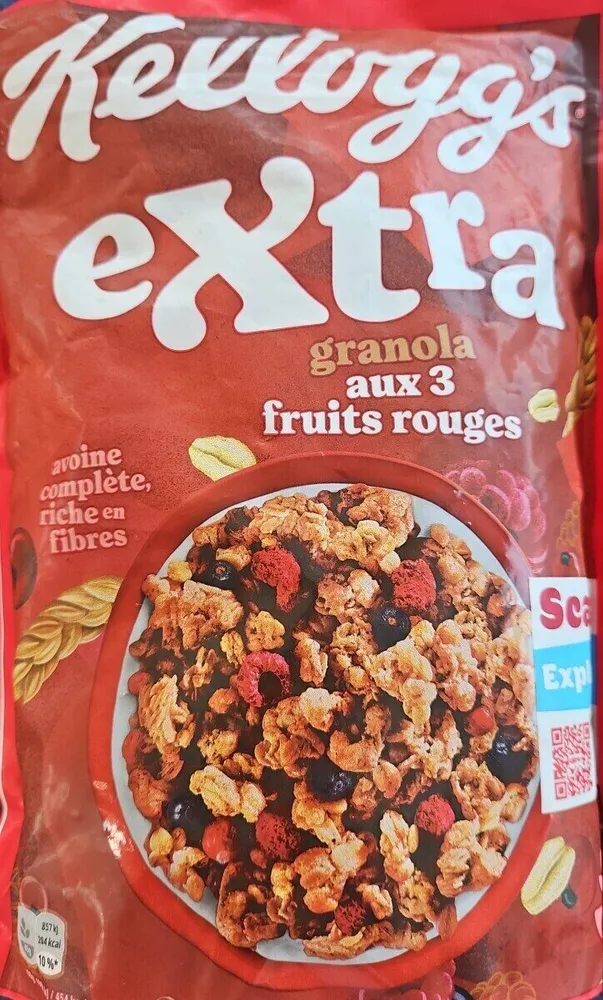 Muesli Extra Aux 3 Fruits Rouges
