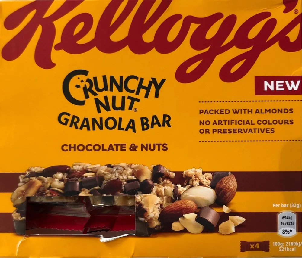 Crunchy Nut Granola Bar - Chocolate & Nuts