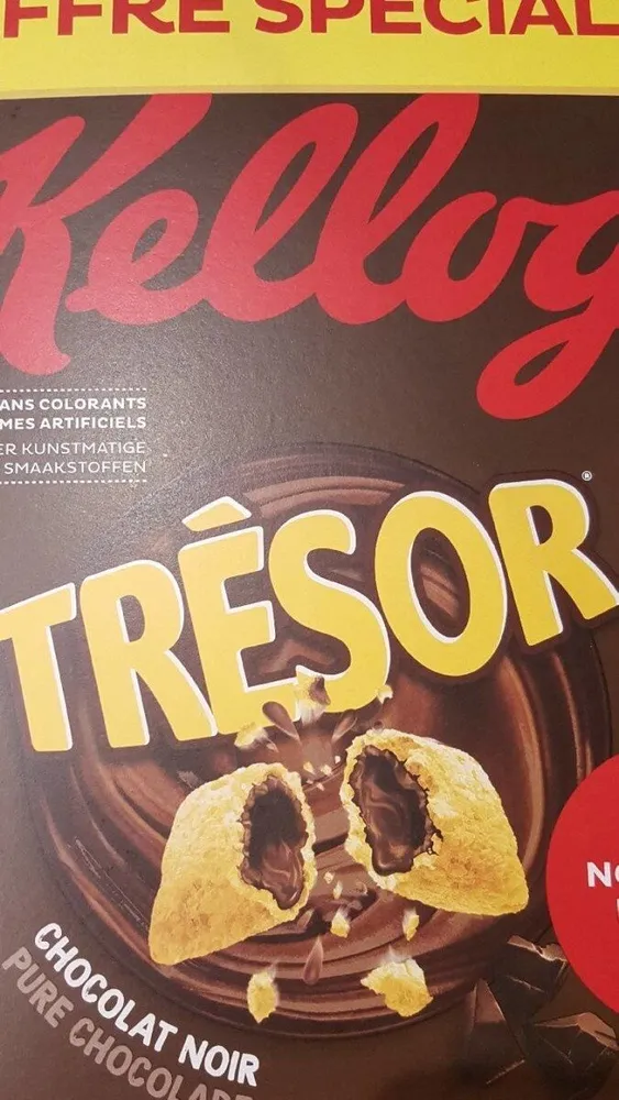 Céréales Trésor Kellogg's Chocolat Noir - 14x750g