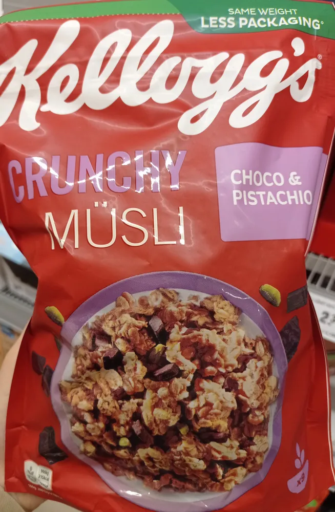 CRUNCHY MUSLI choco & pistachio