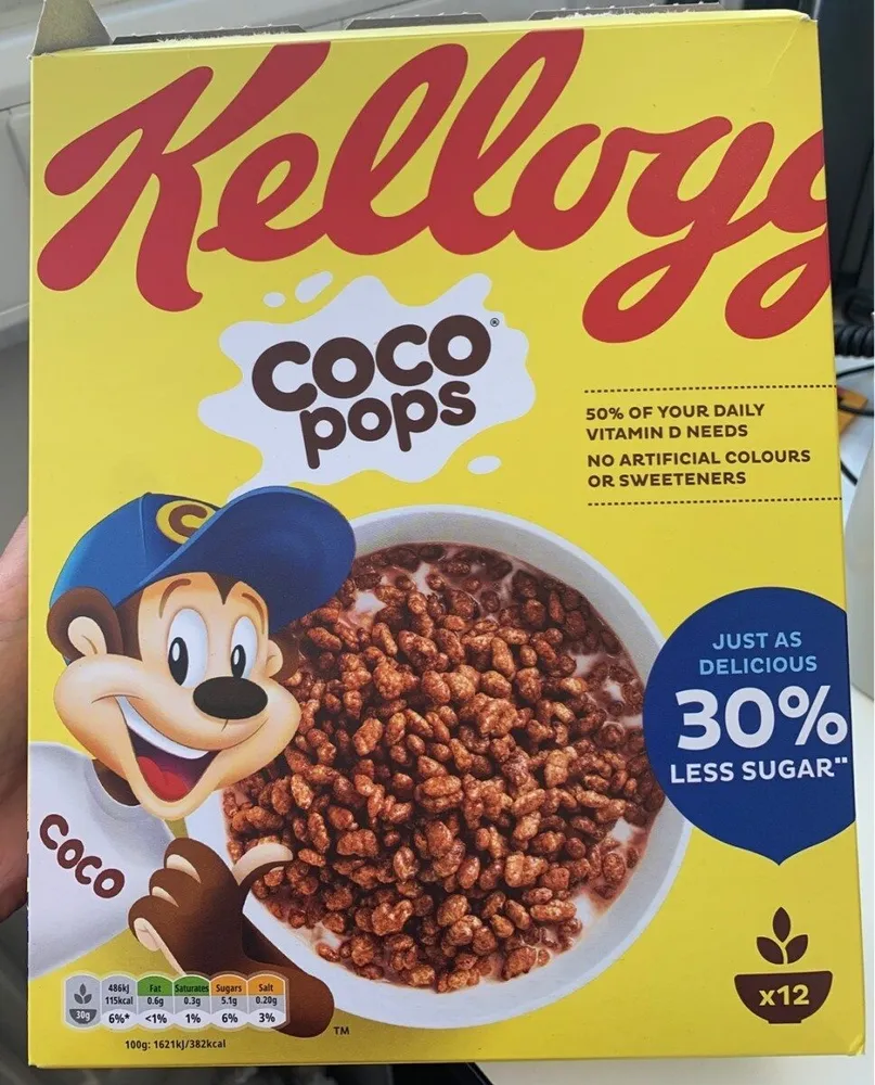 Coco pops - 30% less sugar