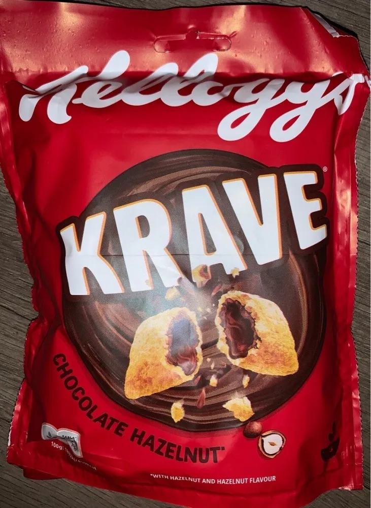 Krave choco hazelnut kellogs