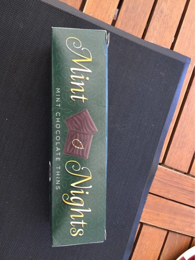 Mint chocolate thins