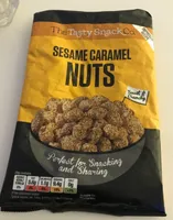 Cacahuetes au caramel et sésame
