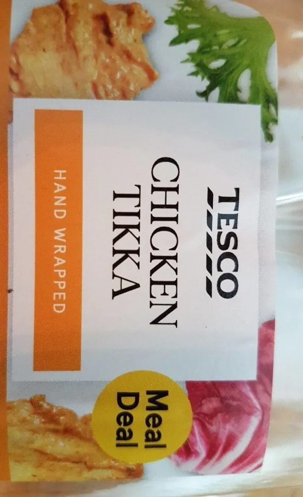 Tesco Wrap Chicken Tikka