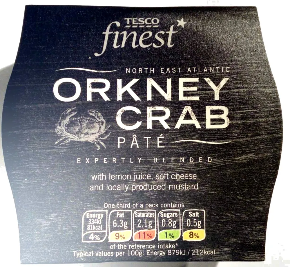 orkney crab pate