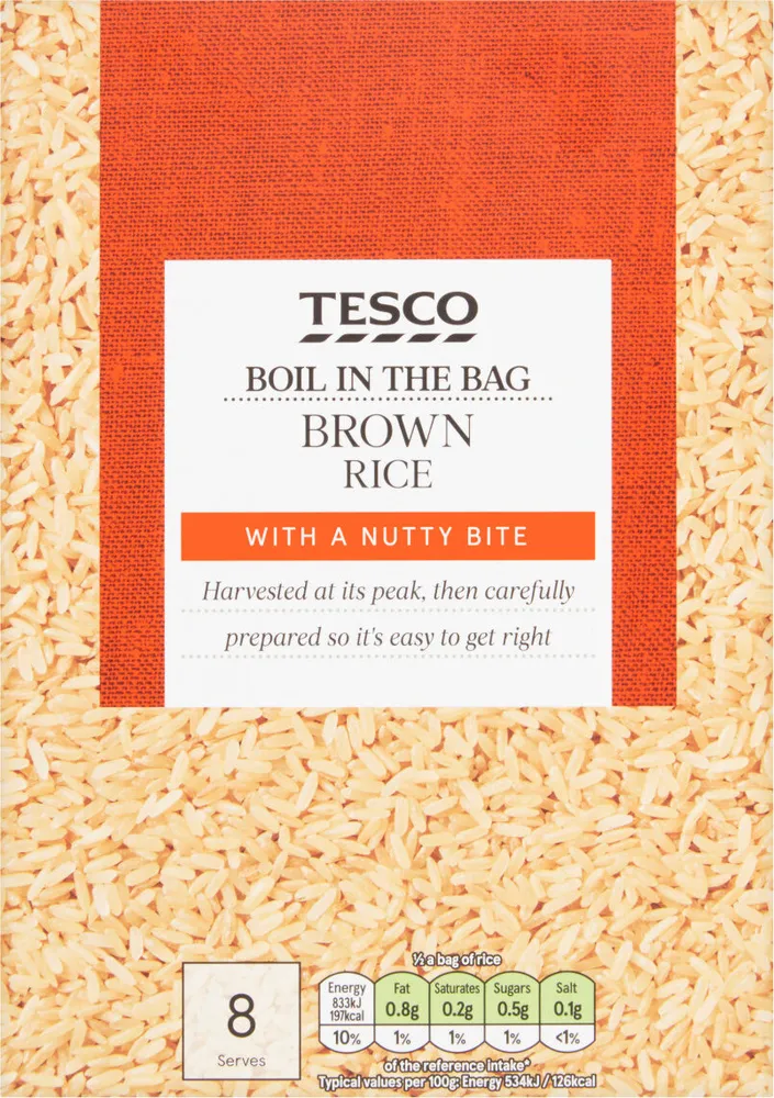 Easy Cook Boil In Bag Brown Rice 4X125