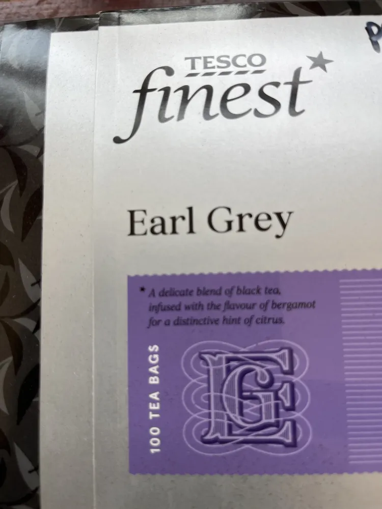 Thé Earl Grey Finest - TESCO (GB)