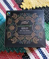 Tesco Finest Fair Trade Tea Bags Gold 80S 250G
