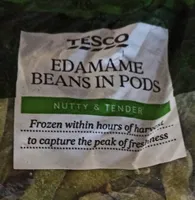 Edamame beans in pods