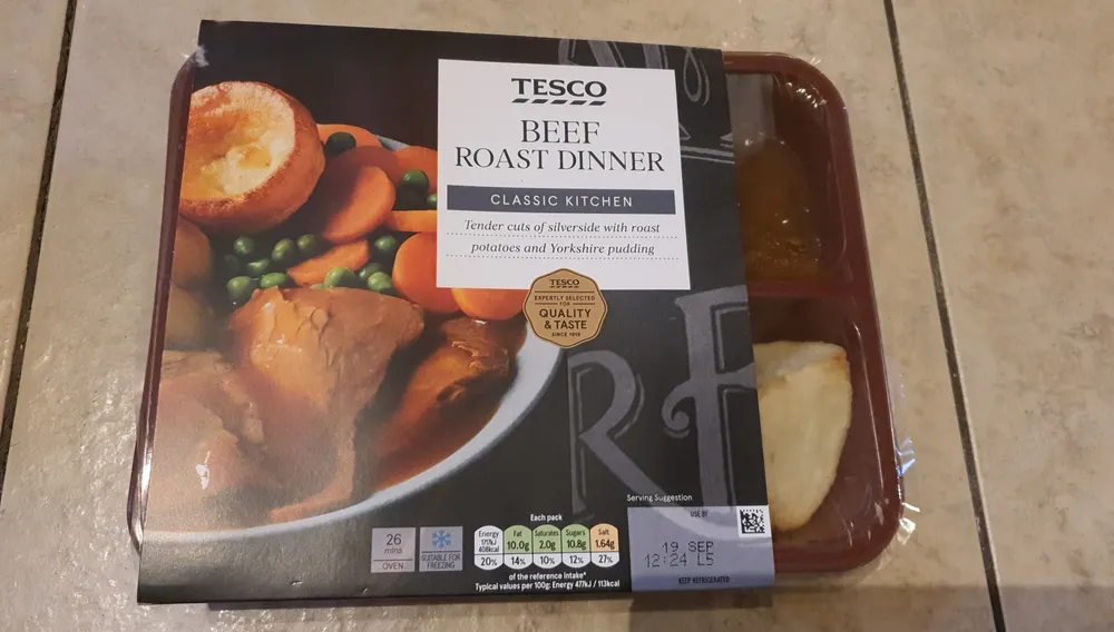 Tesco Beef Roast Dinner