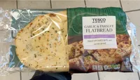 Gatlic and parsley flatbread