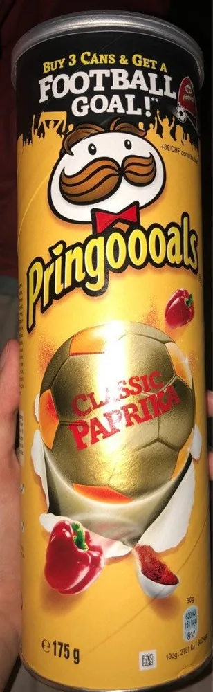 Tuiles Pringles Paprika