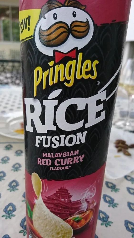Pringles rice fusion malaysian red curry