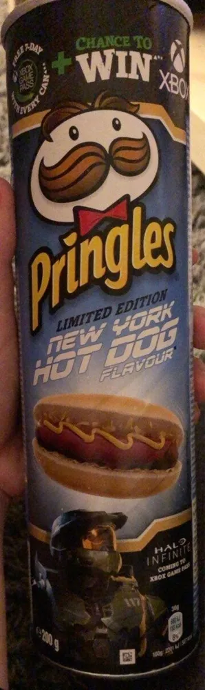 Pringles New York hot-dog flavor