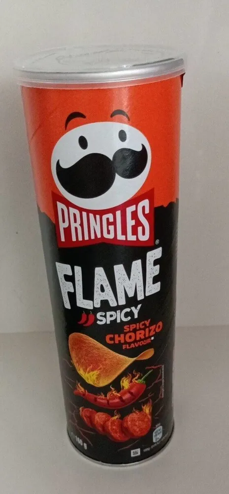 Pringles flame spicy chorizo flavour