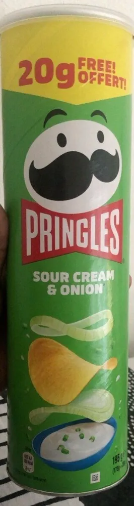 Snack salé au goût crème acidulée et oignon
