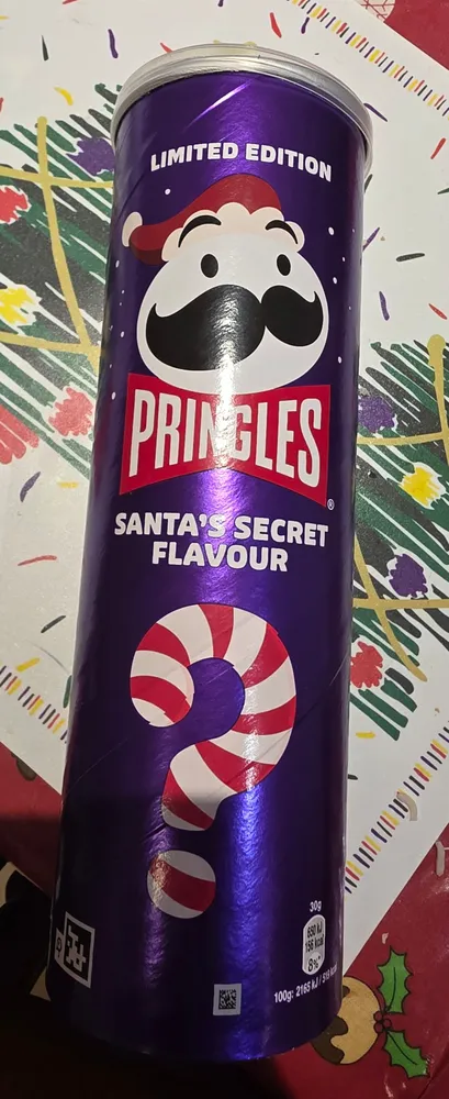 LIMITED EDITION PRINGLES SANTA'S SECRET FLAVOUR