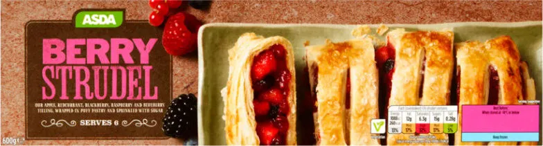 ASDA Berry Strudel