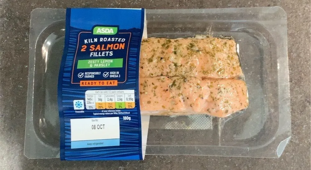 Kiln Roasted 2 Salmon Fillets (Zesty lemon& Parsley)