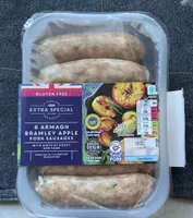 Armagh braru apple pork sausages