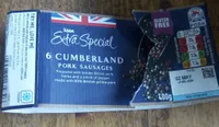 Saucisses de porc cumberland