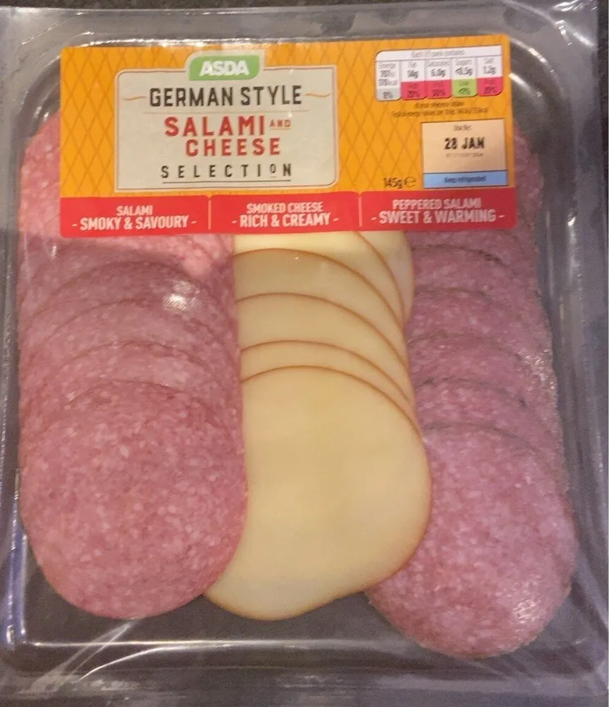 Salami and cheese