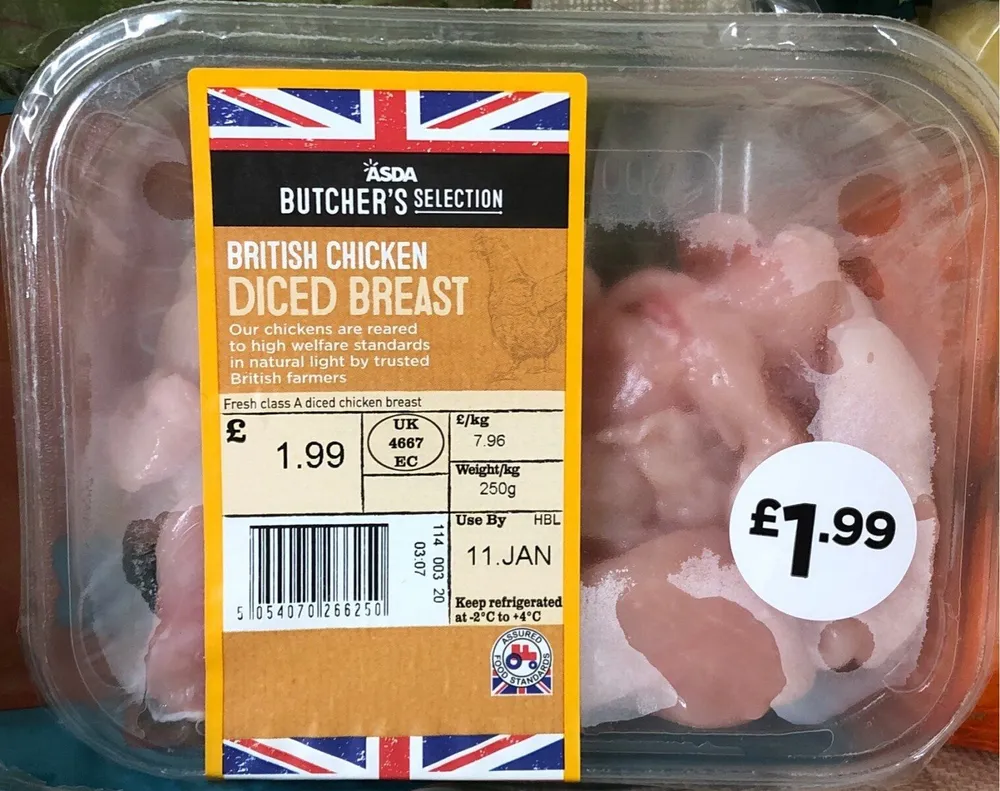 British Chicken Diced Breast