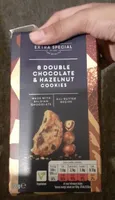 Double Chocolate  and Hazelnut Cookies
