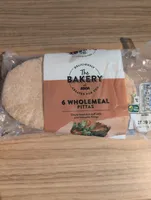 6 Wholemeal Pittas