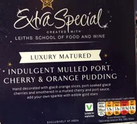 Indulgent Mulled Port Cherry & Orange Pudding
