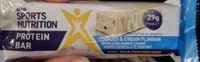 Cookies and cream protein bar