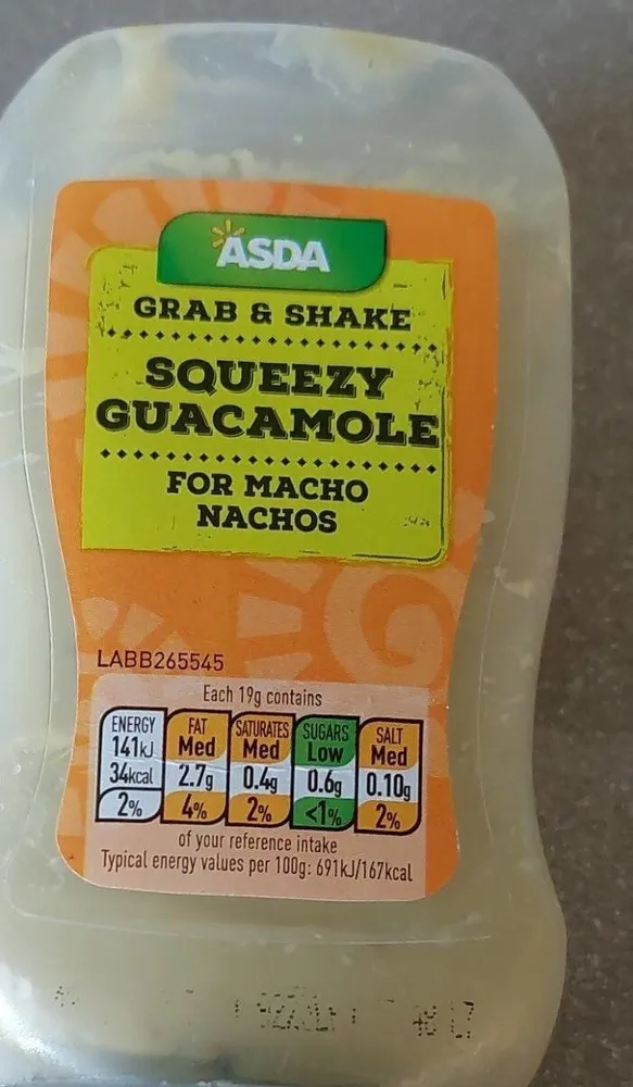 Squeezy guacomole