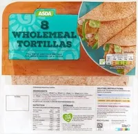Soft Flour Tortillas Wholemeal