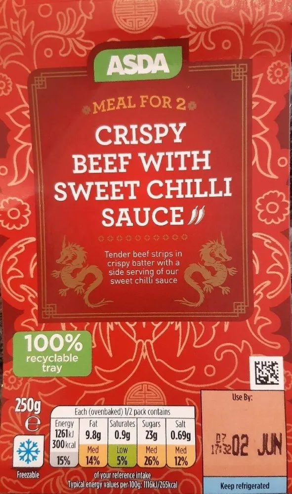 Crispy Beef with Sweet Chilli Sauce
