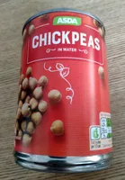 Chickpeas in water