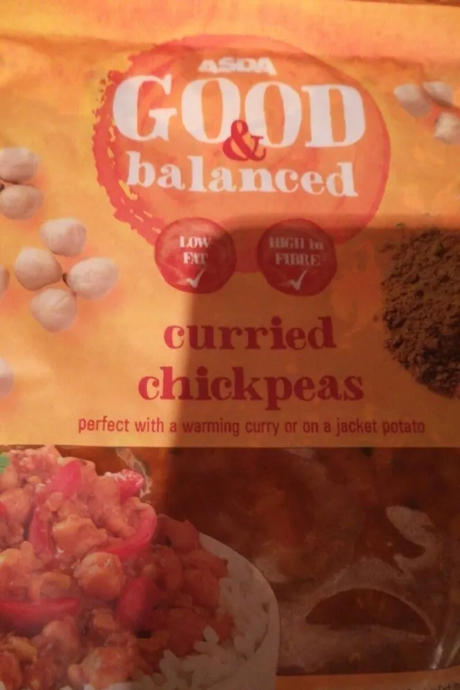Curried chickpeas