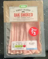 Oak smoked ham